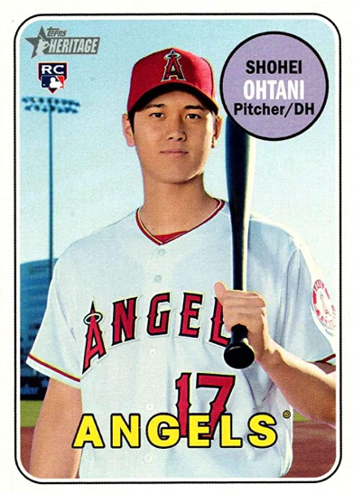 2018 Topps Heritage Shohei Ohtani Rookie Card