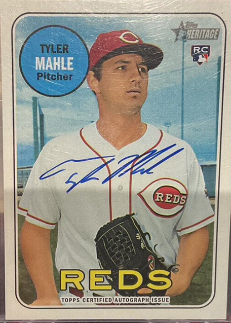 2018 Topps Heritage Tyler Mahle