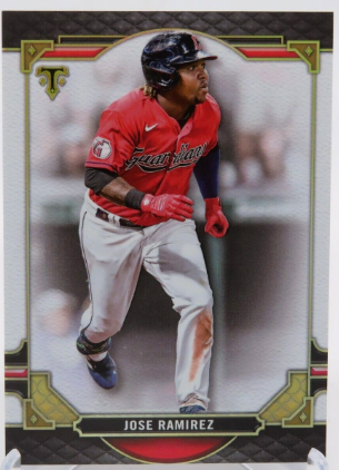 2018 Topps Triple Threads Jose Ramirez Card