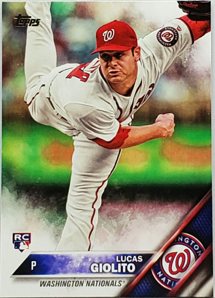 2018 Topps Update Lucas Giolito Rookie Card