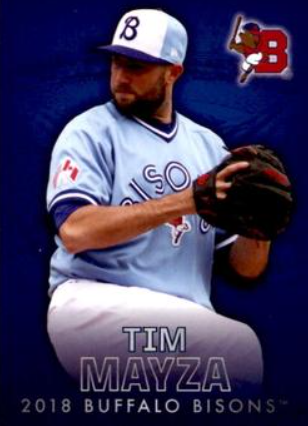 2018 Topps Update Tim Mayza Rookie Card