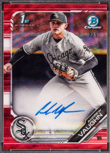 2019 Bowman Chrome Draft Autographs Andrew Vaughn