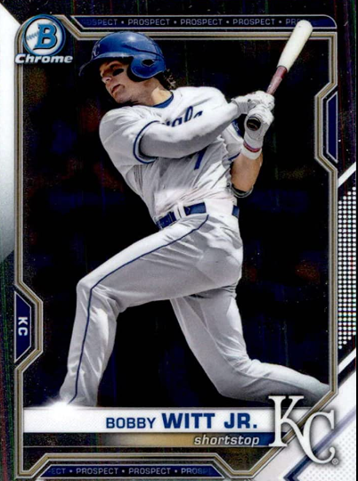 2019 Bowman Chrome Draft Prospect Bobby Witt Jr. Autographs