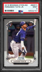 Fernando Tatis Jr 2019 Topps Chrome Update Refractor Rookie Debut Card