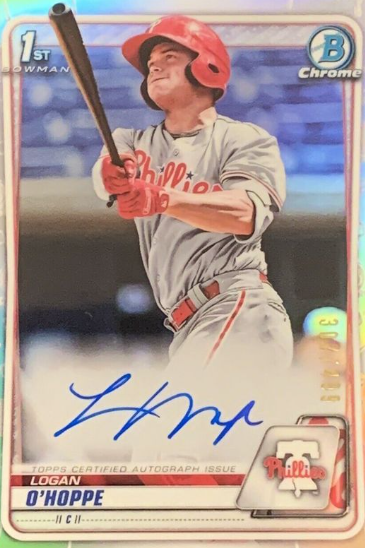 2019 First Bowman Logan O'Hoppe Card