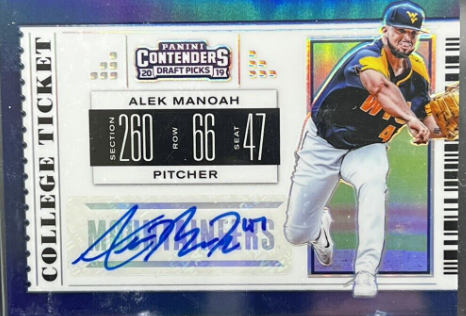 2019 Panini Contenders Draft Picks Alek Manoah