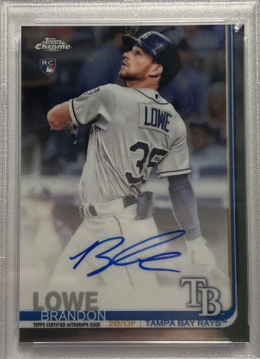 2019 Topps Chrome Brandon Lowe Update Series Autographs