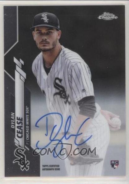 2019 Topps Chrome Dylan Cease Update Autograph