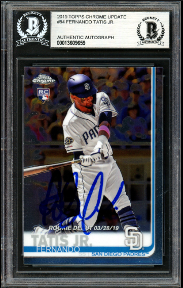 2019 Topps Chrome Fernando Tatis Jr. Rookie Card