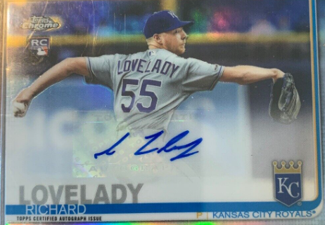 2019 Topps Chrome Rookie Autograph Richard Lovelady Card