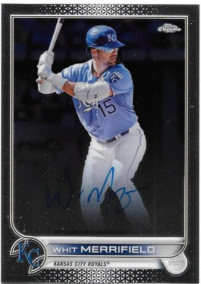 2019 Topps Chrome Whit Merrifield