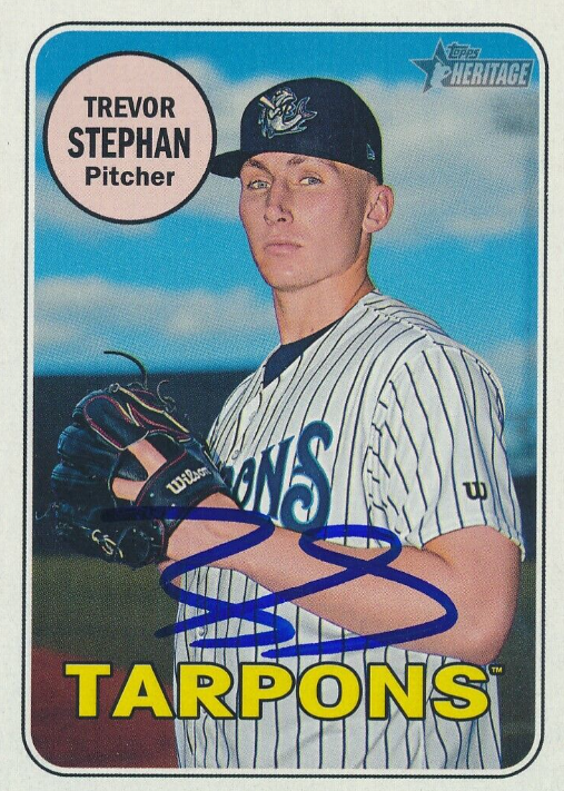 2019 Topps Heritage Minor League Trevor Stephan