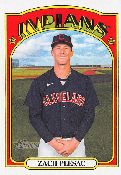 2019 Topps Heritage Minor League Zach Plesac