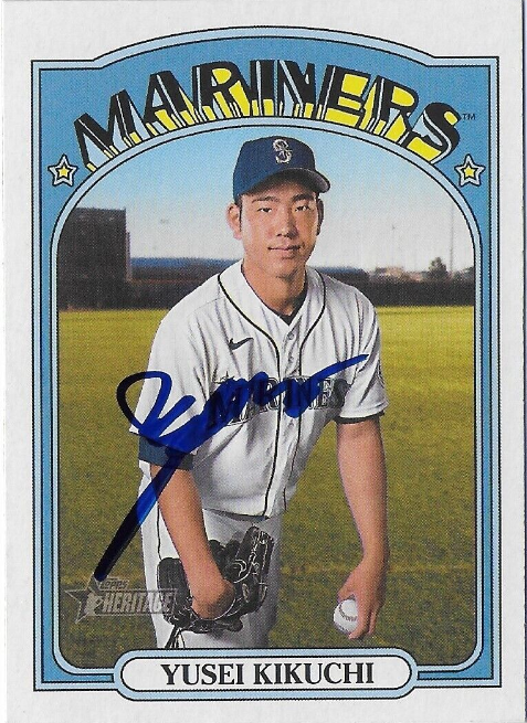 2019 Topps Heritage Yusei Kikuchi Rookie Card