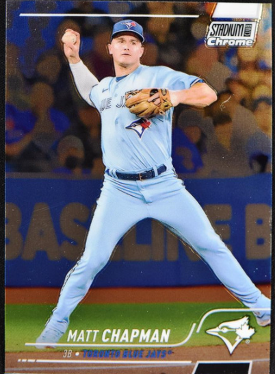 2019 Topps Stadium Club Matt Chapman Power Zone Insert