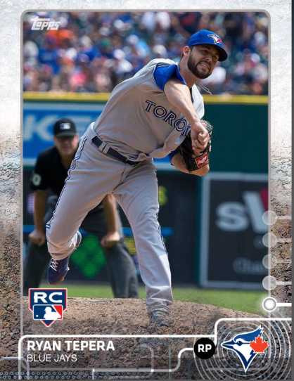 2019 Topps Update Series Ryan Tepera Relic Card