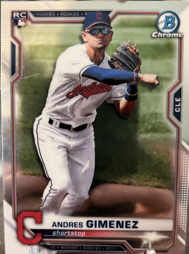 2020 Bowman Chrome Andres Gimenez Rookie Card