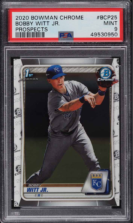  2020 Bowman Chrome Bobby Witt Jr. Autograph