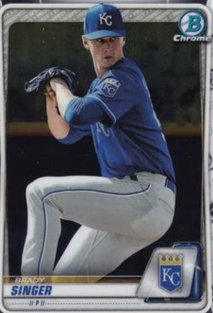 2020 Bowman Chrome Prospect Brady Singer Autograph