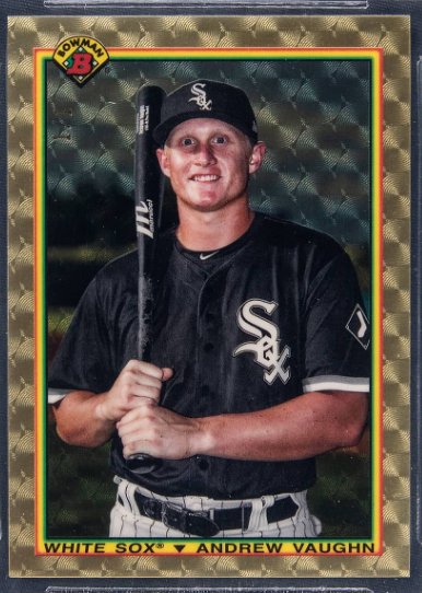 2020 Bowman Chrome Rookie Card Andrew Vaughn