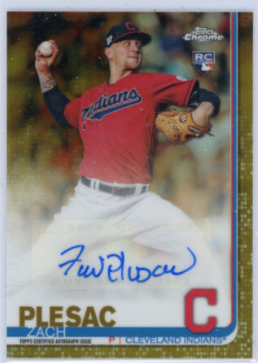 2020 Bowman Chrome Zach Plesac Rookie Card