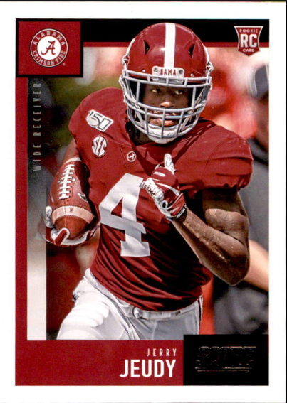 2020 Jerry Jeudy Score Football Rookie Card