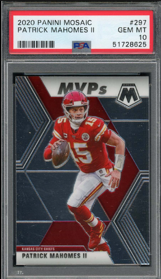 2020 Patrick Mahomes II Mosaic Football Card