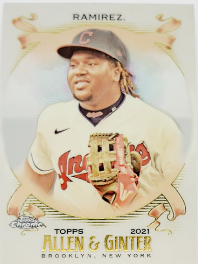 2020 Topps Allen & Ginter Jose Ramirez Card