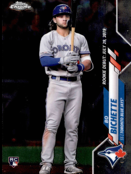 2020 Topps Chrome Bo Bichette Rookie Card