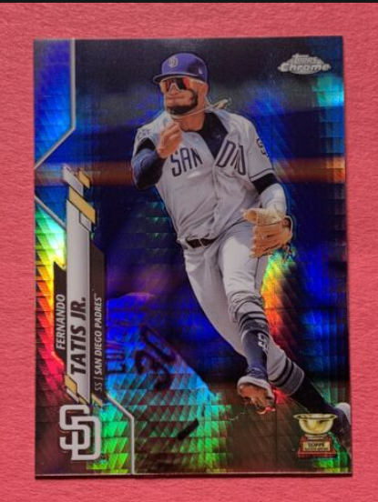 2020 Topps Chrome Fernando Tatis Jr. Gold Refractor