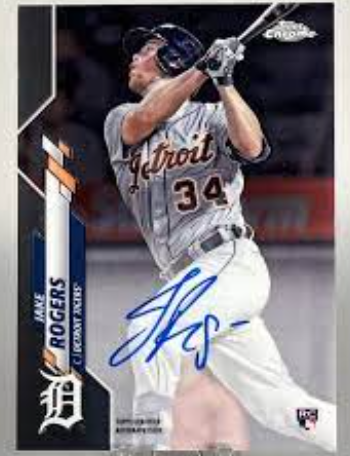 2020 Topps Chrome Jake Rogers