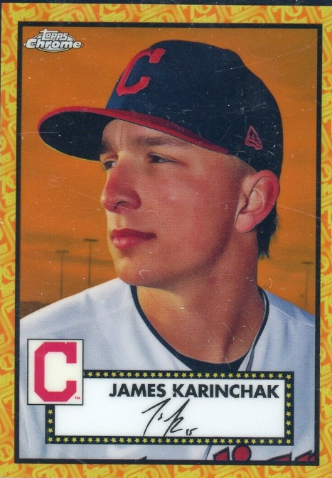 2020 Topps Chrome James Karinchak Rookie Card