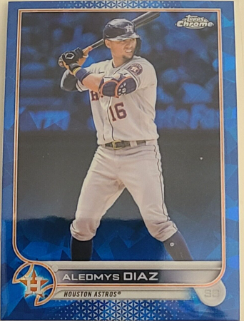 2020 Topps Chrome Sapphire Edition Aledmys Diaz