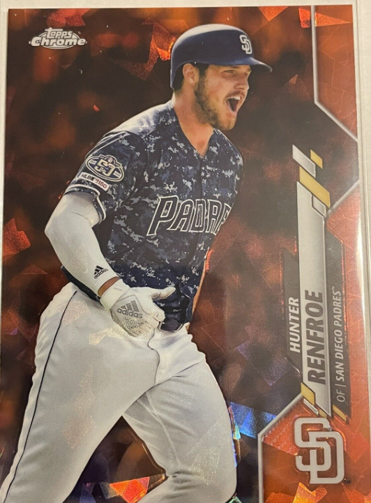 2020 Topps Chrome Sapphire Edition Hunter Renfroe