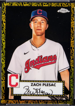 2020 Topps Chrome Zach Plesac RC Autograph