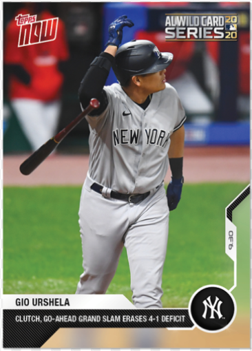 2020 Topps Gold Star Gio Urshela