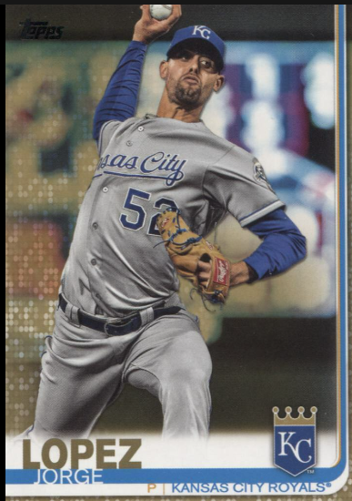 2020 Topps Gold Star Parallel Jorge Lopez