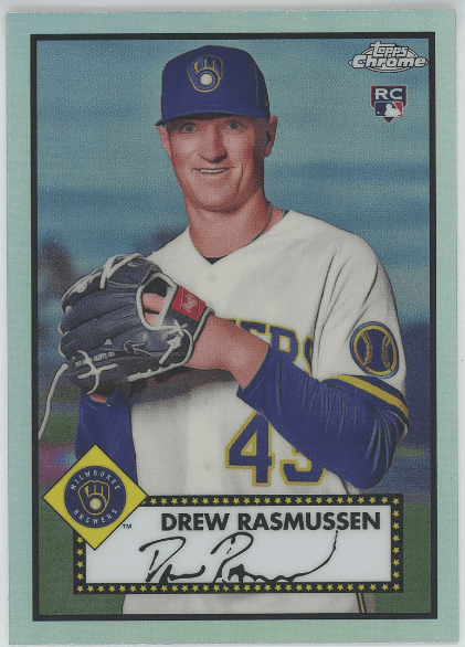 2020 Topps Heritage Drew Rasmussen Rookie Card