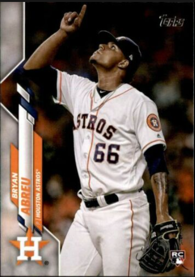 2020 Topps Series 1 Bryan Abreu Rookie Card