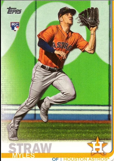 2020 Topps Series 1 Myles Straw