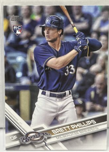 2020 Topps Update Independence Day Parallel Brett Phillips