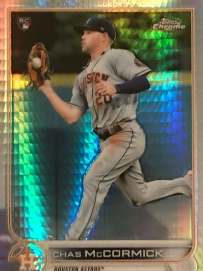 2021 Bowman Chrome Superfractor Chas McCormick