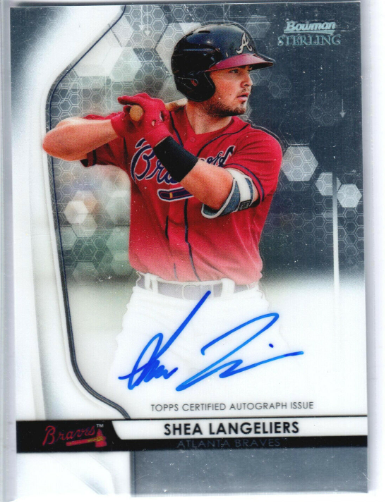 2021 Bowman Sterling Shea Langeliers Autograph Rookie Card