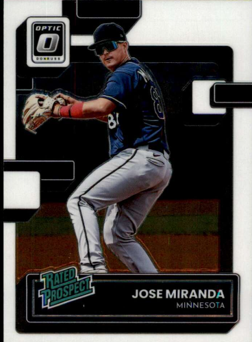 2021 Donruss Rated Rookie Jose Miranda Card