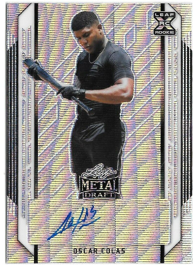 2021 Leaf Metal Draft Auto Oscar Colas