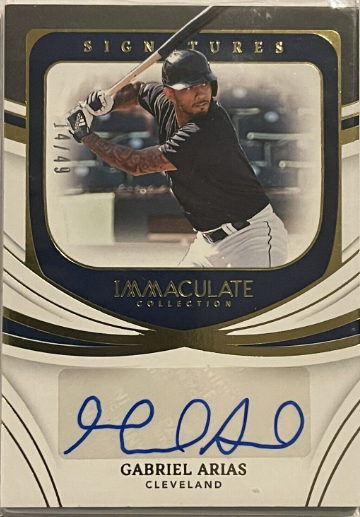 2021 Panini Immaculate Collection Gabriel Arias