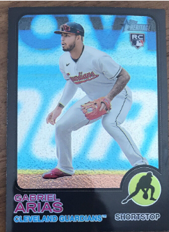 2021 Topps Chrome Black Gabriel Arias