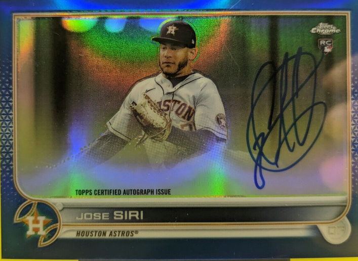 2021 Topps Chrome Jose Siri