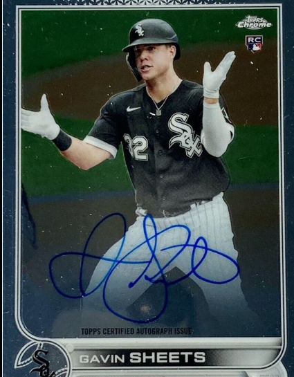 2021 Topps Chrome Rookie Autographs Gavin Sheets