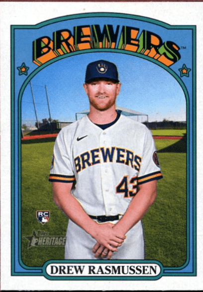 2020 Topps Update Series Drew Rasmussen Rookie Card